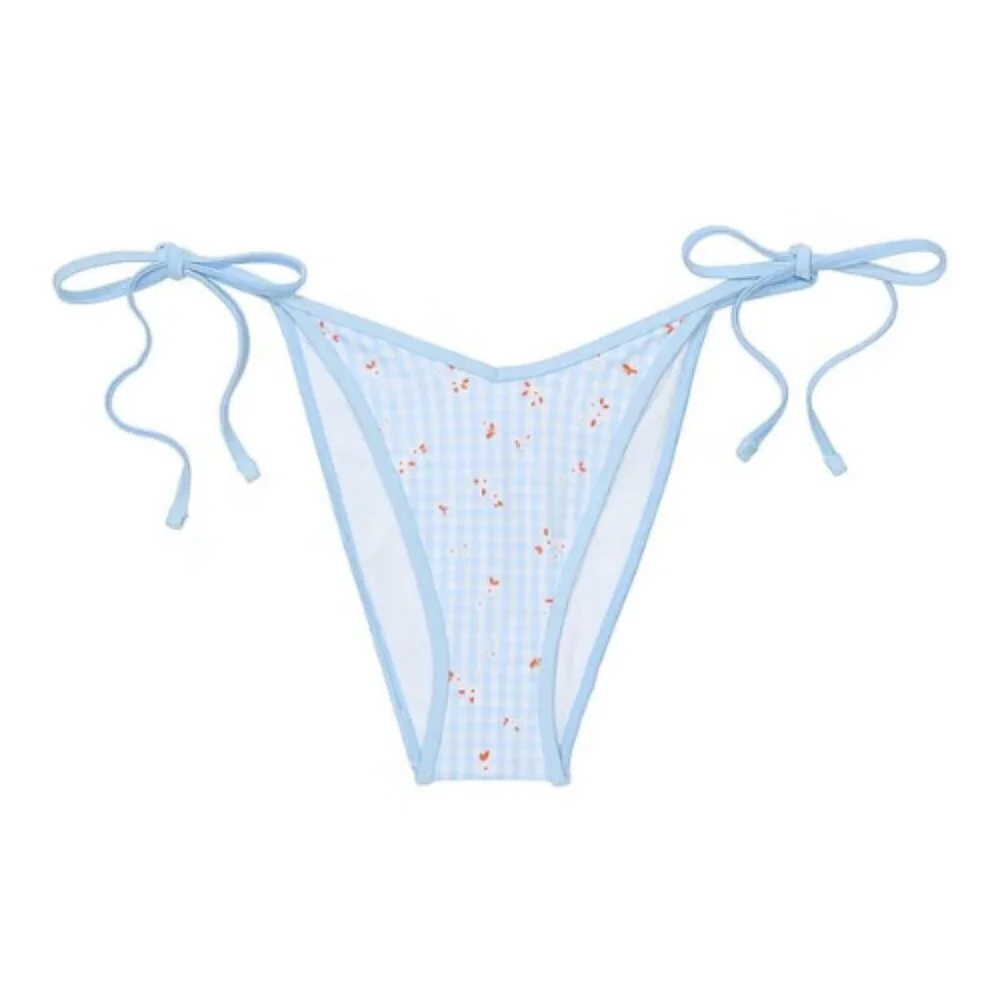 New! Frankie's Bikinis x PINK Monty Cheeky Bikini Bottom M 1528